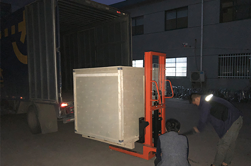 永州客戶SMT設(shè)備專車送貨，貨到上門(mén)安裝調(diào)試